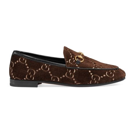 gucci womens velvet loafers|Gucci fringe loafer.